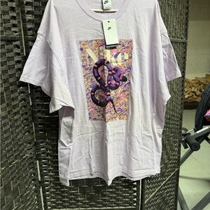 Nike Lavender Graphic Tee brand new with tags cool snake logo mens xxxl